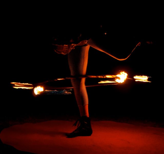 Feuershow, Luzia Bonilla, Lucy & Lucky Loop, The Flying Circus
